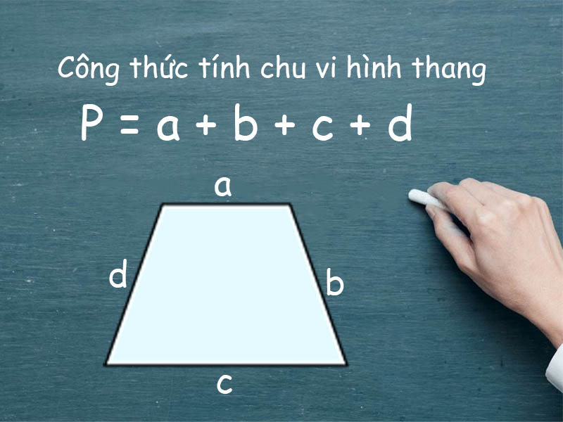 Công thức tính chu vi hình thang